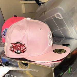 New York Yankee new era x hat club from the strawberry jam collection